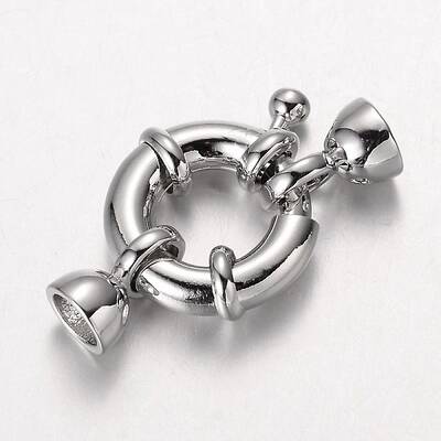 Brass Spring Ring Clasps