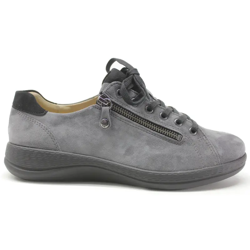 Fidelio Holiday Leather Women's Lace Up Shoes - Pewter - Size:US 9.5 Women