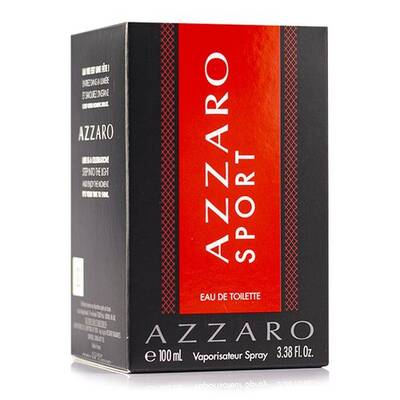 Azzaro Sport Cologne for Men - Eau de Toilette Spray 3.4 oz
