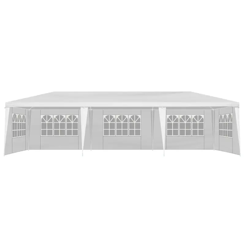 10x30ft Wedding Party Tent with 5 Removable Sidewalls - Heavy Duty Outdoor Event Canopy for Weddings Markets Backyard - Porta...