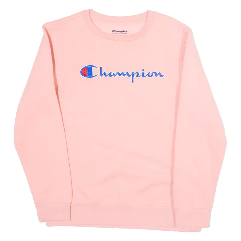 CHAMPION Authentic Athletic Wear Womens Sweatshirt Pink L