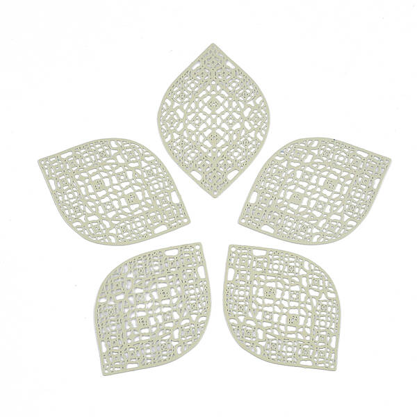 430 Stainless Steel Filigree Pendants