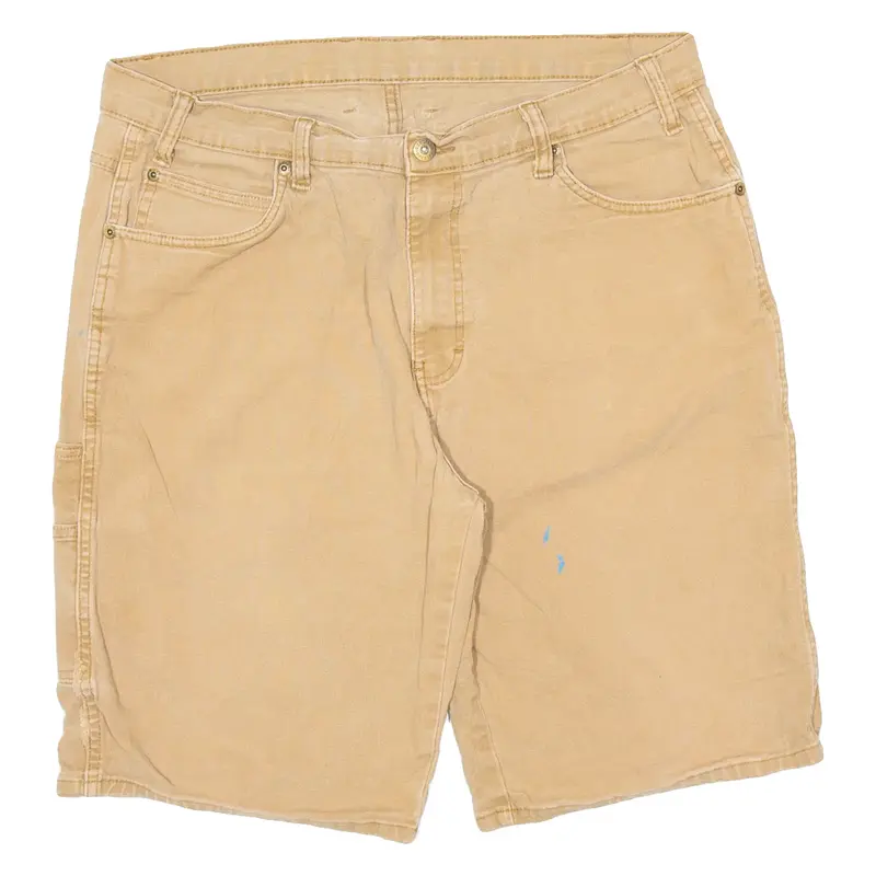 DICKIES Mens Workwear Shorts Brown Relaxed M W34