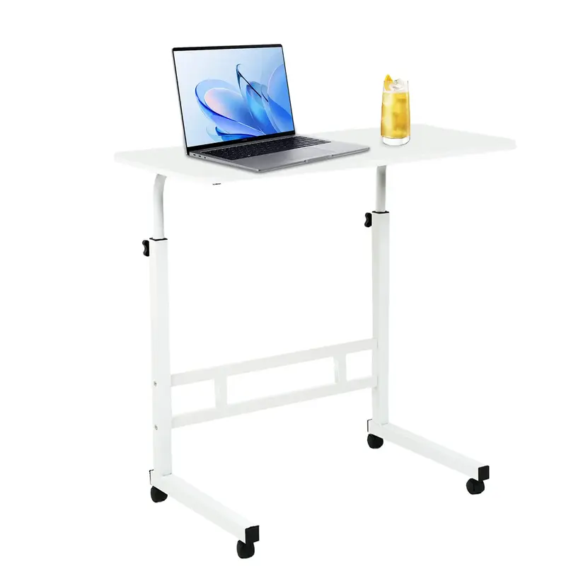 Mobile Standing Desk, Laptop Desk Height Adjustable, Rolling Standing Laptop Desk with Wheels, Ergonomic Sit-Stand Workstatio...