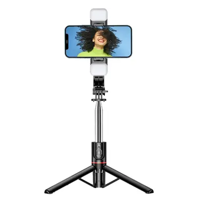 Wireless Remote Control Selfie Stick Tripod for Smartphone with Fill Light, Summer Adjustable Phone Tripod Stand with L...