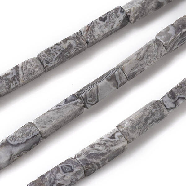 Natural Map Stone/Picasso Stone/Picasso Jasper Beads Strands