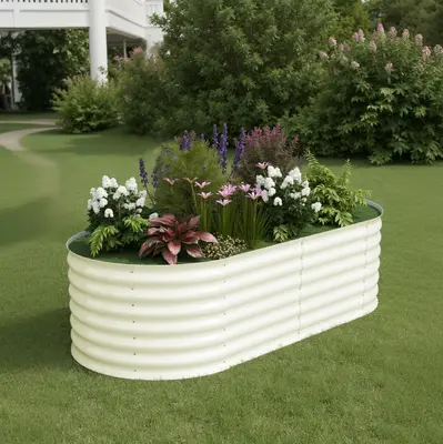 Garvee 6' X 3' X2' Raised Garden Bed Galvanized Steel, Rust-Resistant, Easy Assembly Outdoor Planter for Vegetables & Flowers...