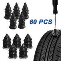Fast Tire Repair - 60PCS Rubber Nails Self-Service Vacuum Tire Repair Kit for Car/Motorcycle/Truck/Tractor, Premium Screw Plu...