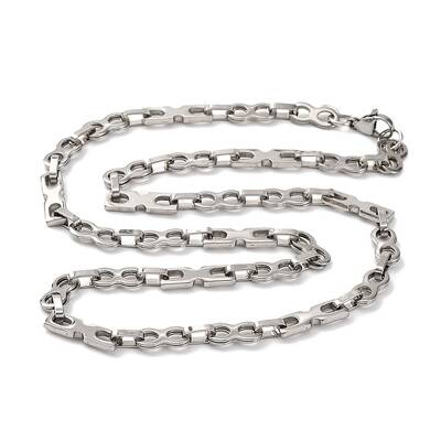 201 Stainless Steel Infinity Link Chain Necklace