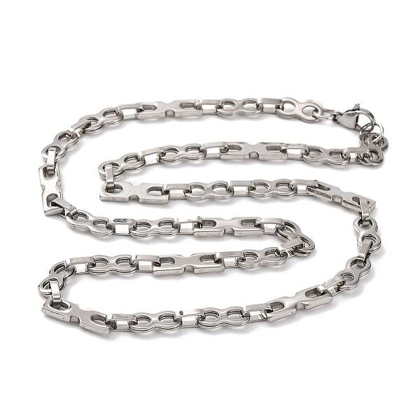 201 Stainless Steel Infinity Link Chain Necklace