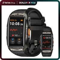 KOSPET X2, Fitness Tracker, Bluetooth Calls, 44-Day Battery Life, 50M Waterproof, Bluetooth, AMOLED Display, Full-Metal, Andr...