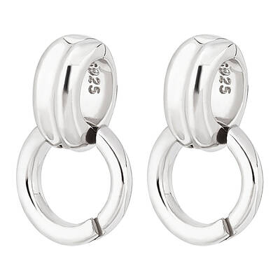 2Pcs 925 Sterling Silver Pendant Bails
