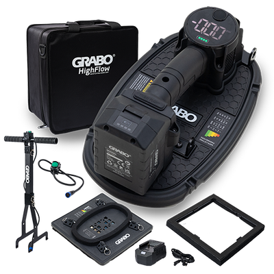 GRABO HighFlow Cordless Suction Gripster for Porous Pavers, 242 lb
