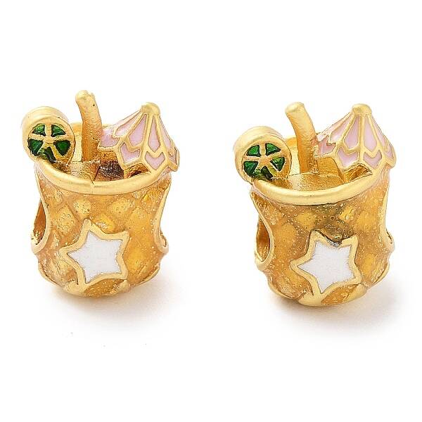 Alloy Enamel European Beads