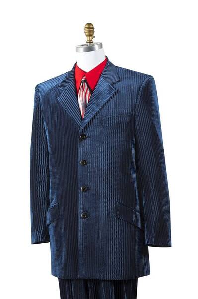 Canto Mens 2 Piece Fashion Suit with Rhinestones Stylish & Professional