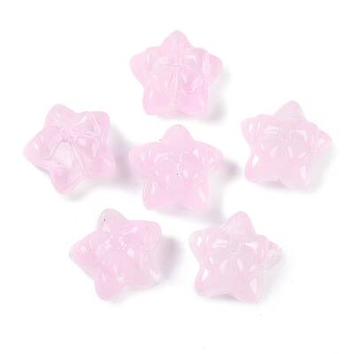 Transparent Spray Paint Glass Beads