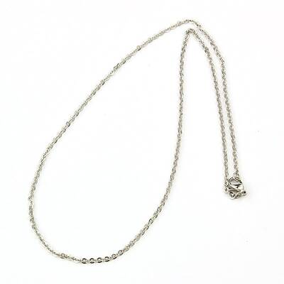 Tarnish Resistant 304 Stainless Steel Necklaces Women Cable Chain Necklaces
