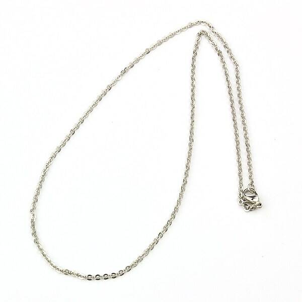 Tarnish Resistant 304 Stainless Steel Necklaces Women Cable Chain Necklaces