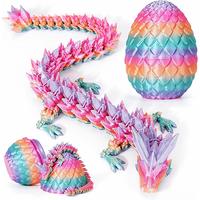 Easter Basket Stuffers, 3D Printed Dragon Egg, Dragon Eggs with Dragon Inside, Stuffing Easter Eggs, Mystery Dragon Egg Fidge...