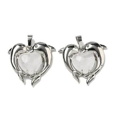 Natural Quartz Crystal Pendants