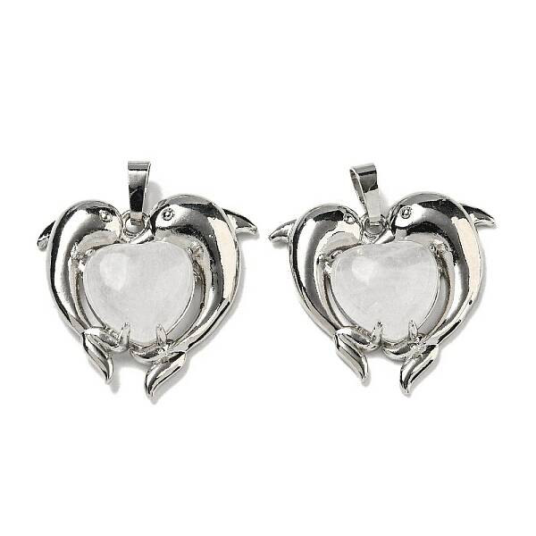 Natural Quartz Crystal Pendants