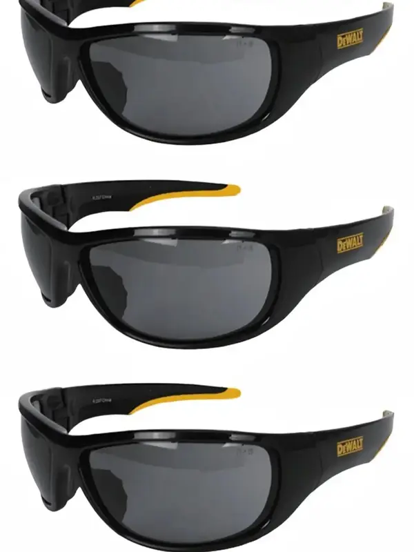 DeWalt DPG94-2 DOMINATOR Safety Glasses SMOKE GRAY Work Eyewear Sunglasses 3 PR