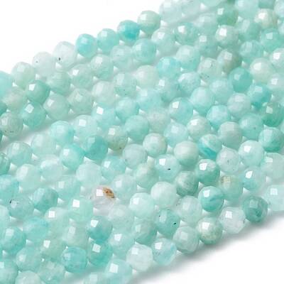 Natural Amazonite Bead Strands