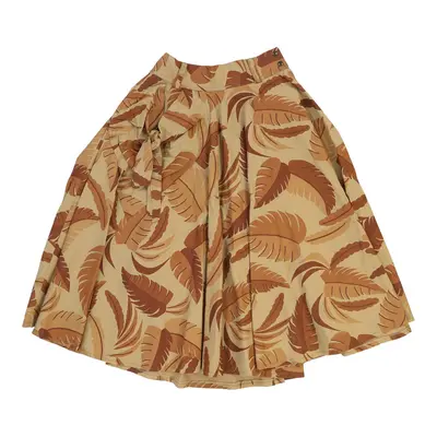 Unbranded Skirt - 30W UK 10 Beige Cotton