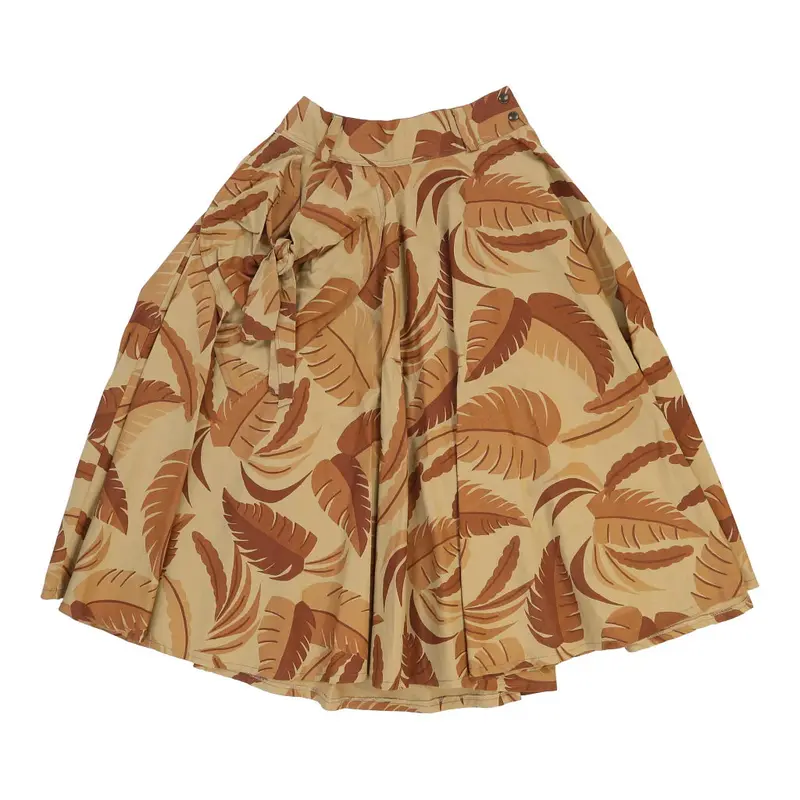 Unbranded Skirt - 30W UK 10 Beige Cotton