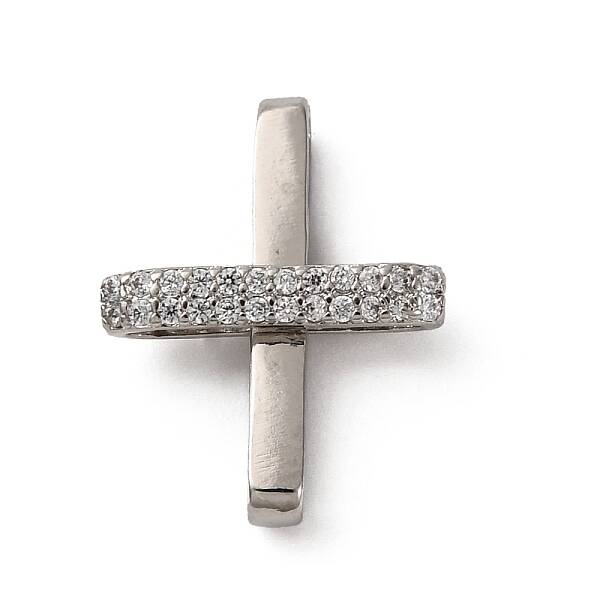 Brass Micro Pave Cubic Zirconia Pendants