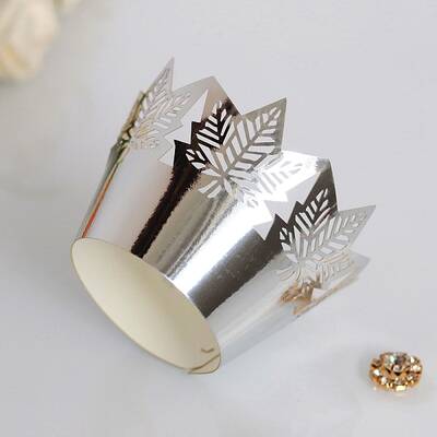Thanksgiving Day Theme Maple Leaf Paper Baking Cups