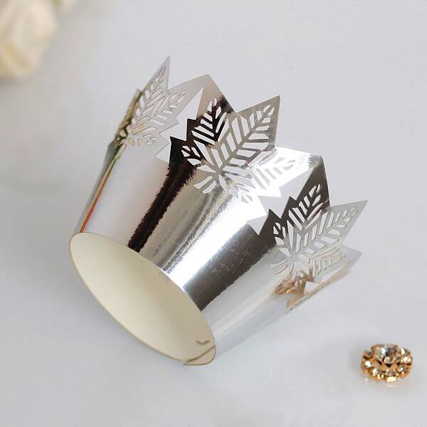Thanksgiving Day Theme Maple Leaf Paper Baking Cups
