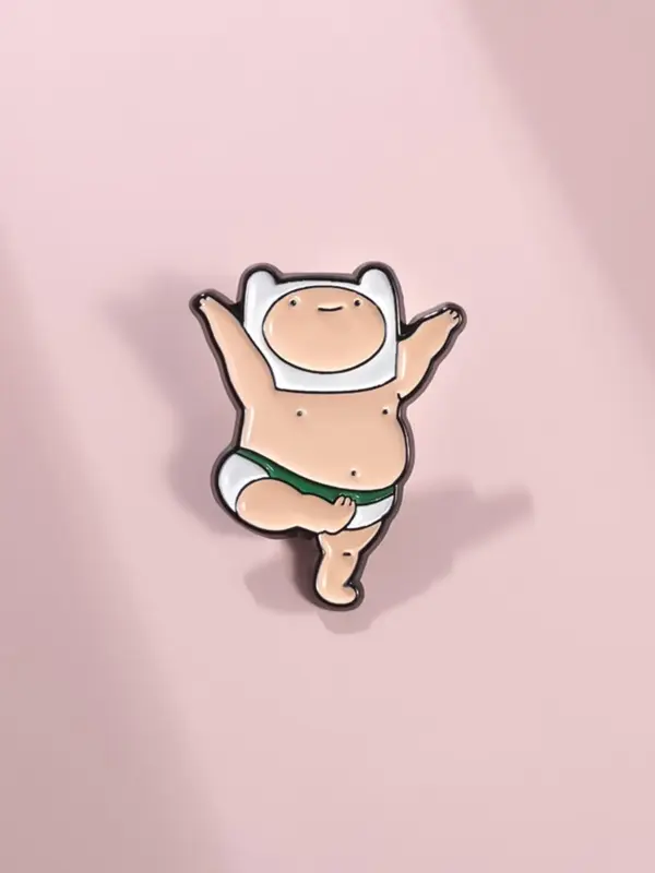Cute Cartoon Design Brooch, Durable Metal Pins, Fashion Alloy Badge for Daily Clothing Decor, Summer 2024 Clothes Accessories...