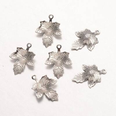 Tarnish Resistant Autumn Theme 316 Surgical Stainless Steel Pendants