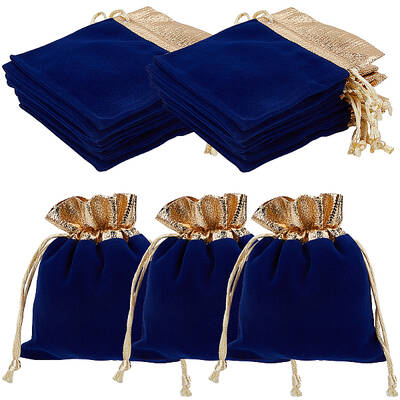 Velvet Jewelry Pouches Bags