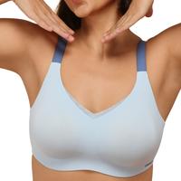 COMFELIE 4XL Women No Underwire Bra soft Comfort Seamless Full Coverage Mesh Bralette Bra with  Adjustable strap EB001