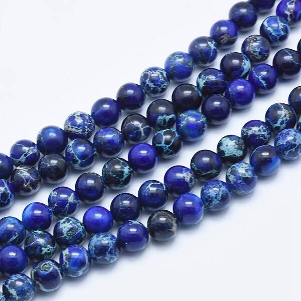 Natural Imperial Jasper Beads Strands