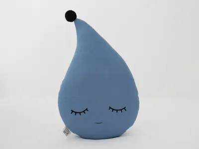 Blue Heaven Raindrop Pillow