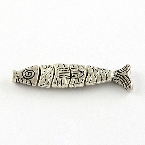 Fish Tibetan Style Alloy Combine Beads