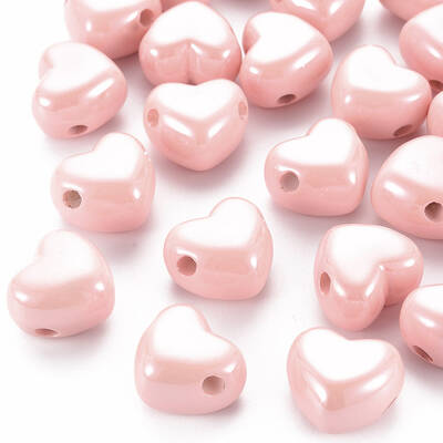 Opaque Acrylic European Beads