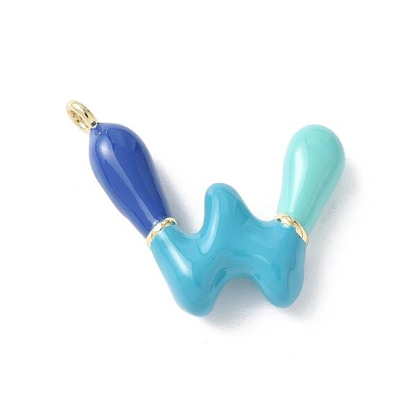 Brass Enamel Pendants