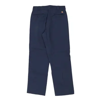 874 Dickies Trousers - 34W 32L Navy Cotton Blend