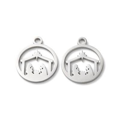 Non-Tarnish 304 Stainless Steel Charms