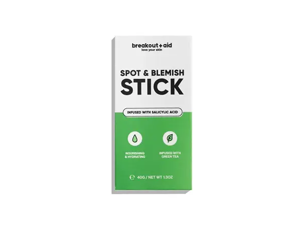 Breakout+Aid Maschera Al Caolino Per Pelli Problematiche In Stick (Spot & Blemish Stick) 40 G