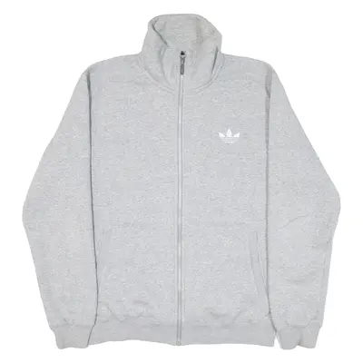 ADIDAS Mens Track Jacket Grey L