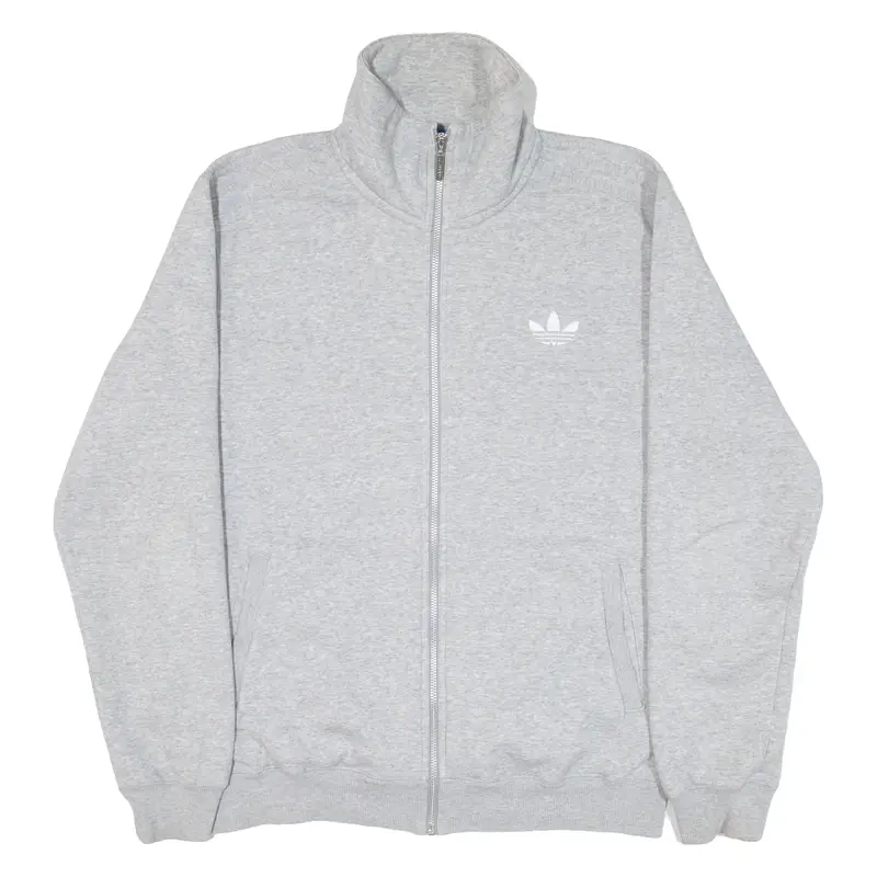 ADIDAS Mens Track Jacket Grey L