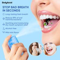 BodyAccel Oral Spray Probiotic Breath Freshener for Long-Lasting Freshness Portable