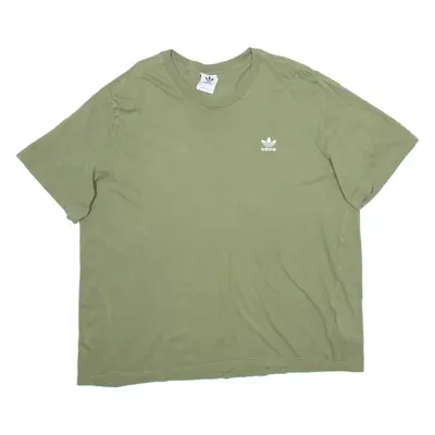ADIDAS Mens T-Shirt Green XL