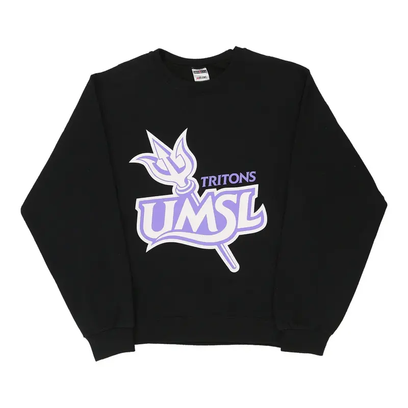 Tritons UMSL Jerzees Sweatshirt - Small Black Cotton Blend