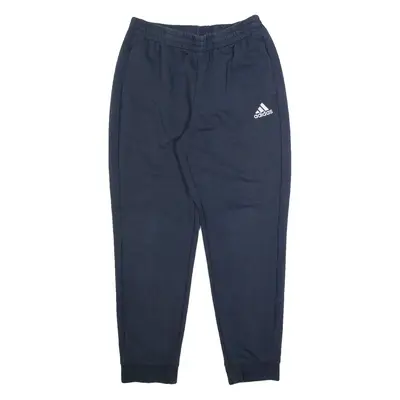 ADIDAS Mens Joggers Blue Tapered M W26 L29
